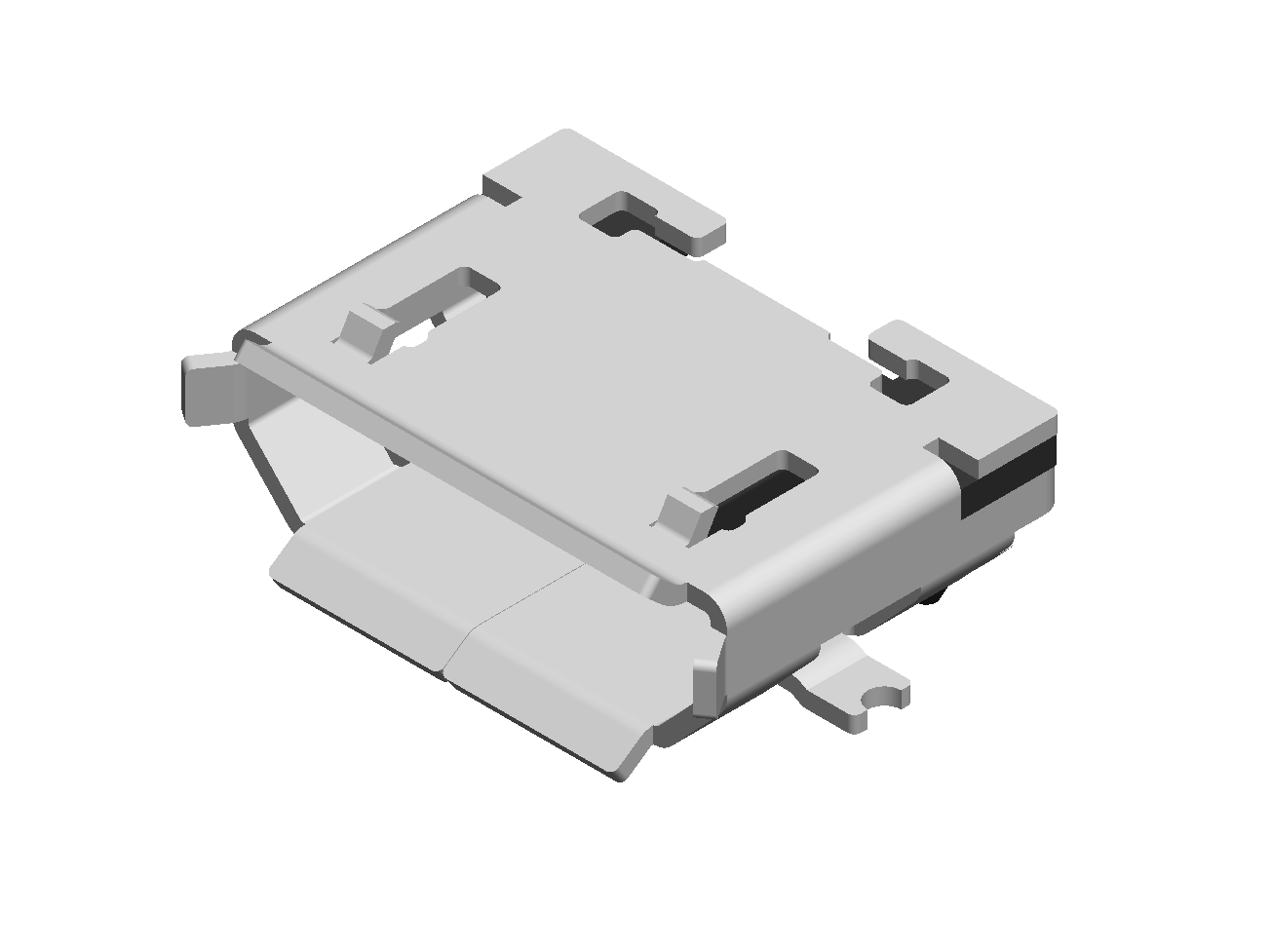 ENG_COM_USB_MICRO_TYPEB_F_SMT_H_5PIN_4SHLD_BLACK | تصویر محصول