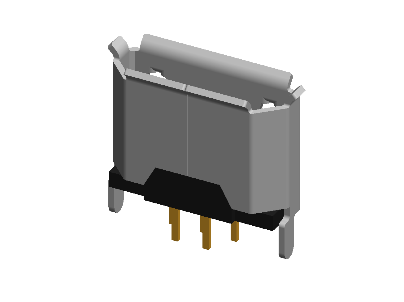 ENG_COM_USB_MICRO_TYPEB_F_THT_V_5PIN_2SHLD_BLACK | تصویر محصول